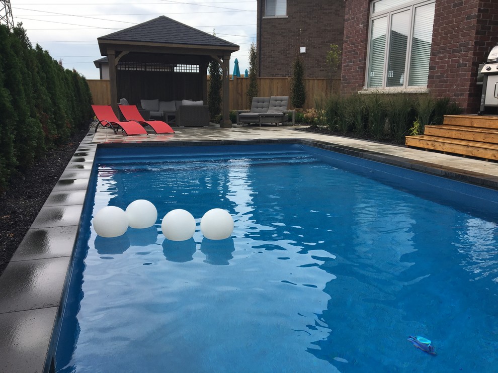 Example of a transitional pool design in Toronto