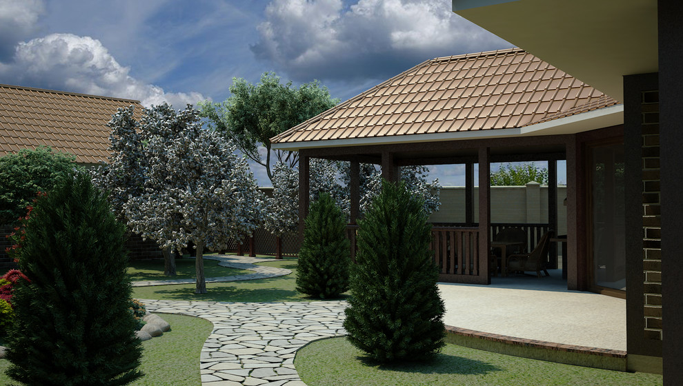 Реконструкция фасада и ландшафт