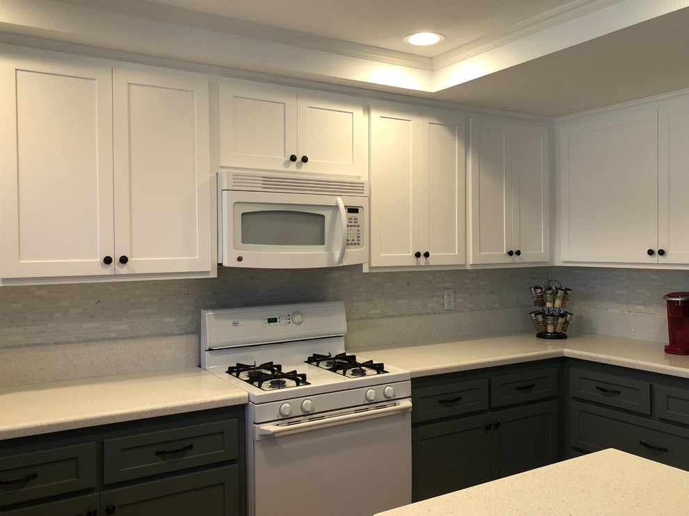 Inspiration for a transitional home design remodel in Orange County