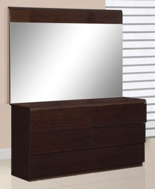 Contemporary Dresser in Wengee