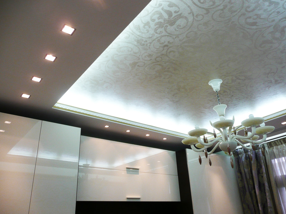 Квартира в современном стиле с элементами ар-деко в Москве