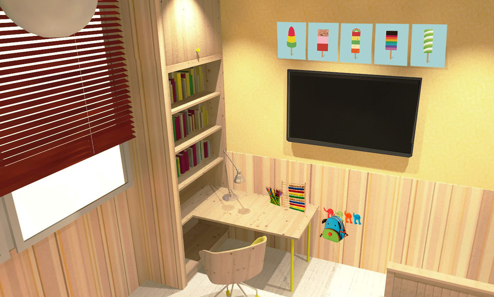 Детская для юного машиниста поезда.