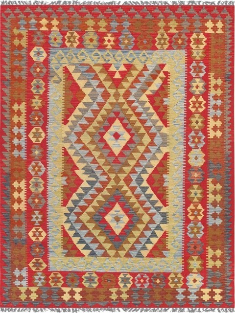 Pasargad Anatolian Kilim Collection Hand Woven Wool Area Rug 5 X6 9 Southwestern Rugs By Home - 5 X 6 Wool Area Rugs Pasargad Anatolian Kilim Collection Hand Woven Wool Area Rug 5 X6 9 Southwestern Rugs By Home - 5 X 6 Wool Area Rugs