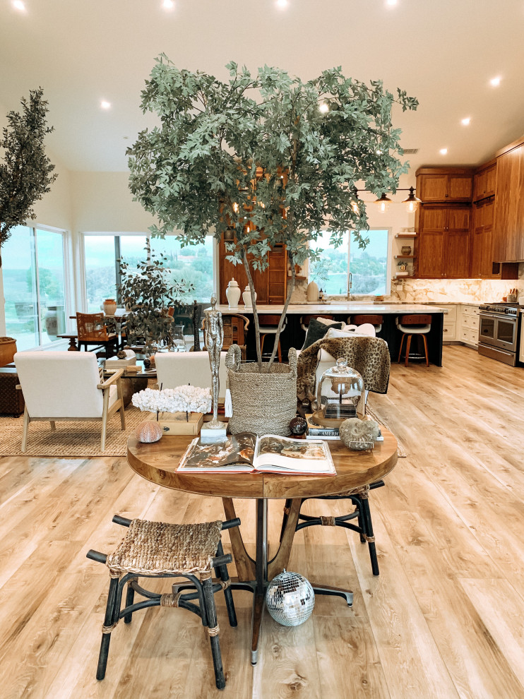 CALI vinyl longboards Seaboard Oak Farmhouse Family Room Los