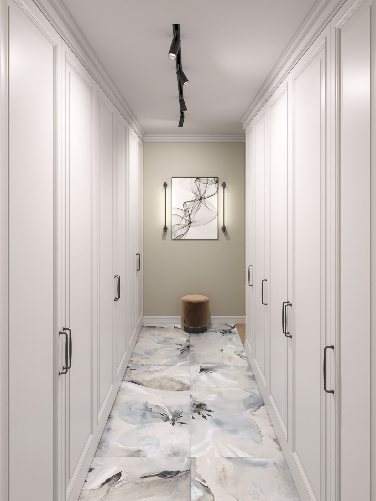 Квартира в стиле "Эклектика" г. Москва  . 64 кв.м.