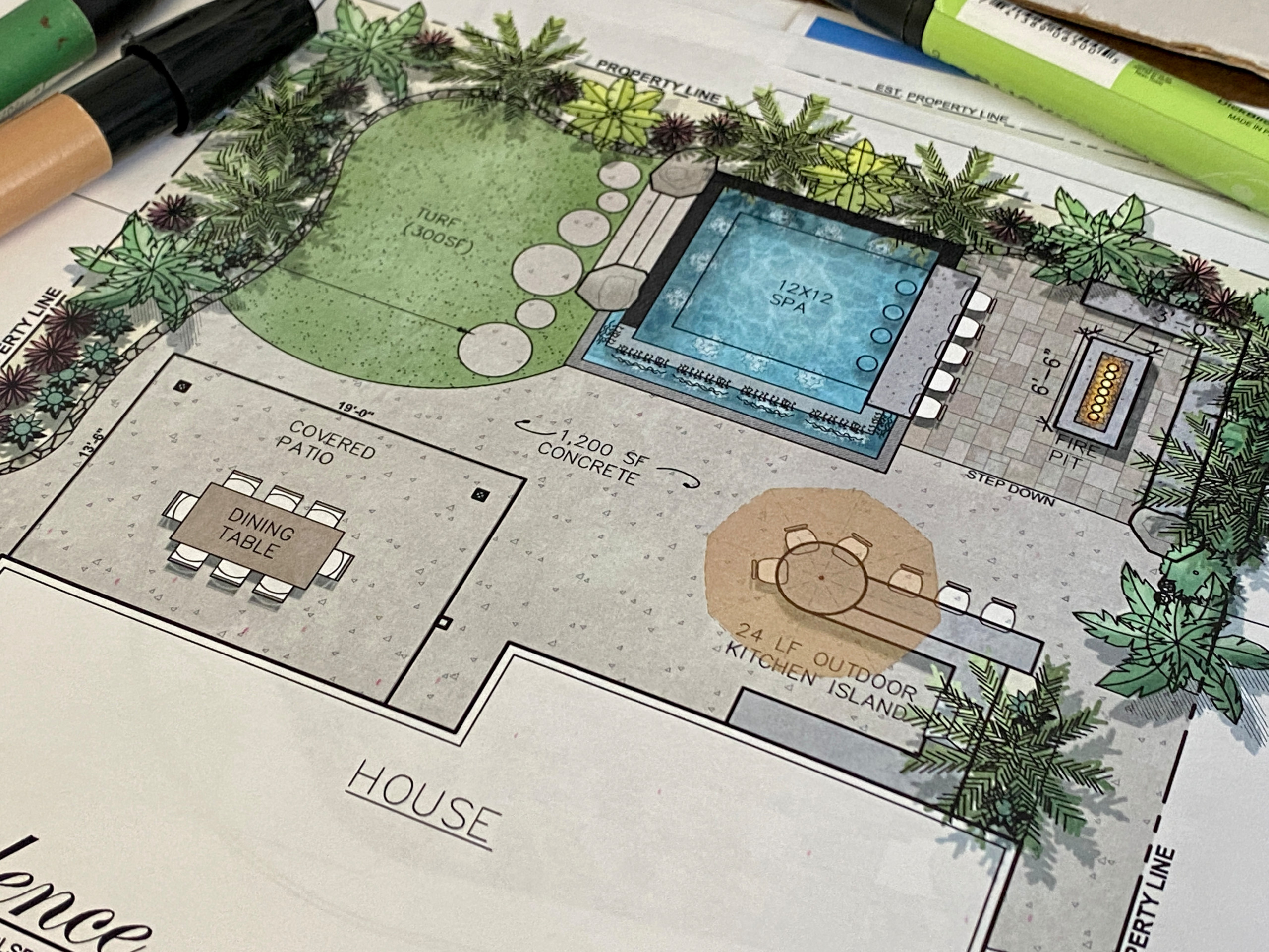 Landscape Design New Pool and Spa Design in Carlsbad