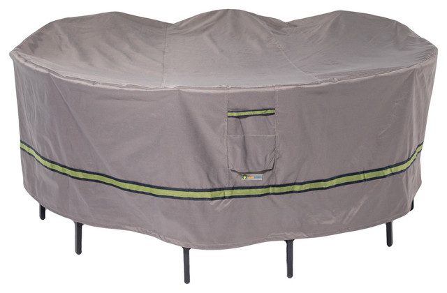 Duck Covers Soteria Rain Proof Round Patio Table With Chairs Cover Duck Covers Soteria Rain Proof Round