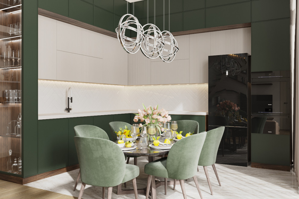 Яркая просторная гостиная