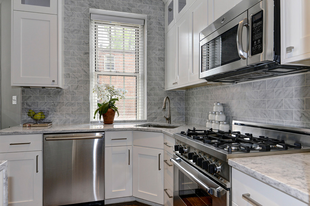 Inspiration for a transitional kitchen remodel in DC Metro