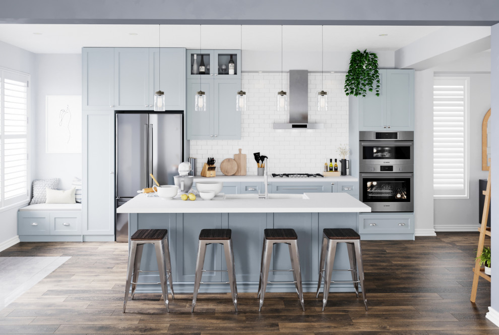 Кухня-гостиная в Современном стиле.