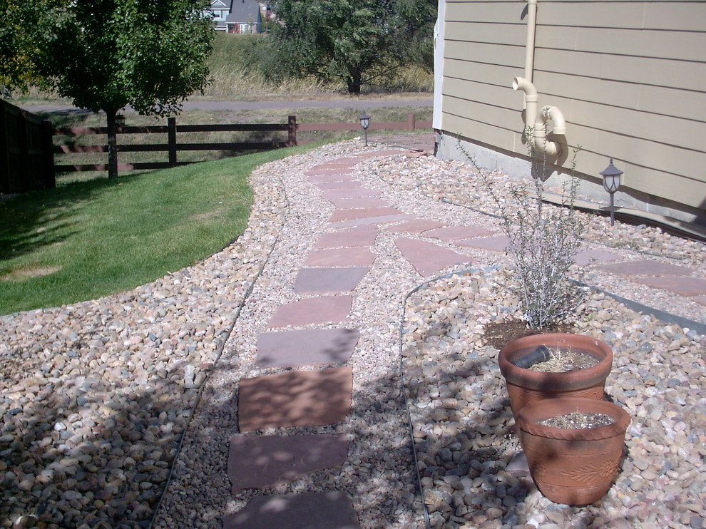 This is an example of a rustic landscaping in Denver.