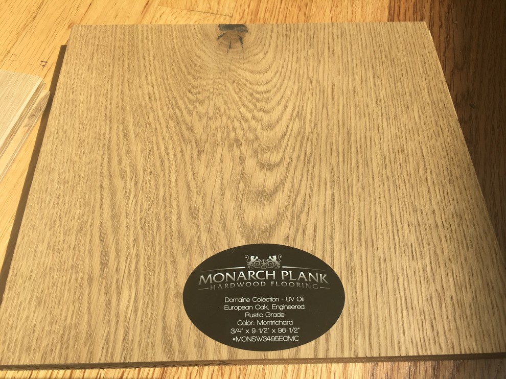 Can engineered wood that is handscraped be sanded?