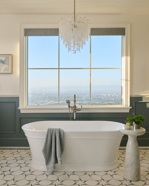 Cabernet transitional-bathroom