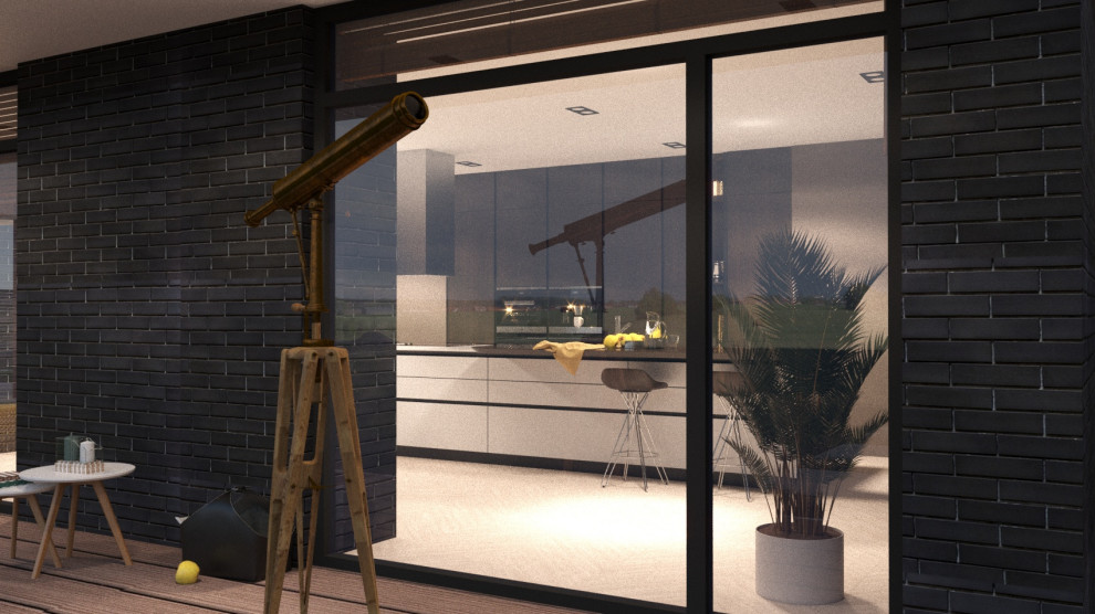 Дом Минимализм в пос.Позелы