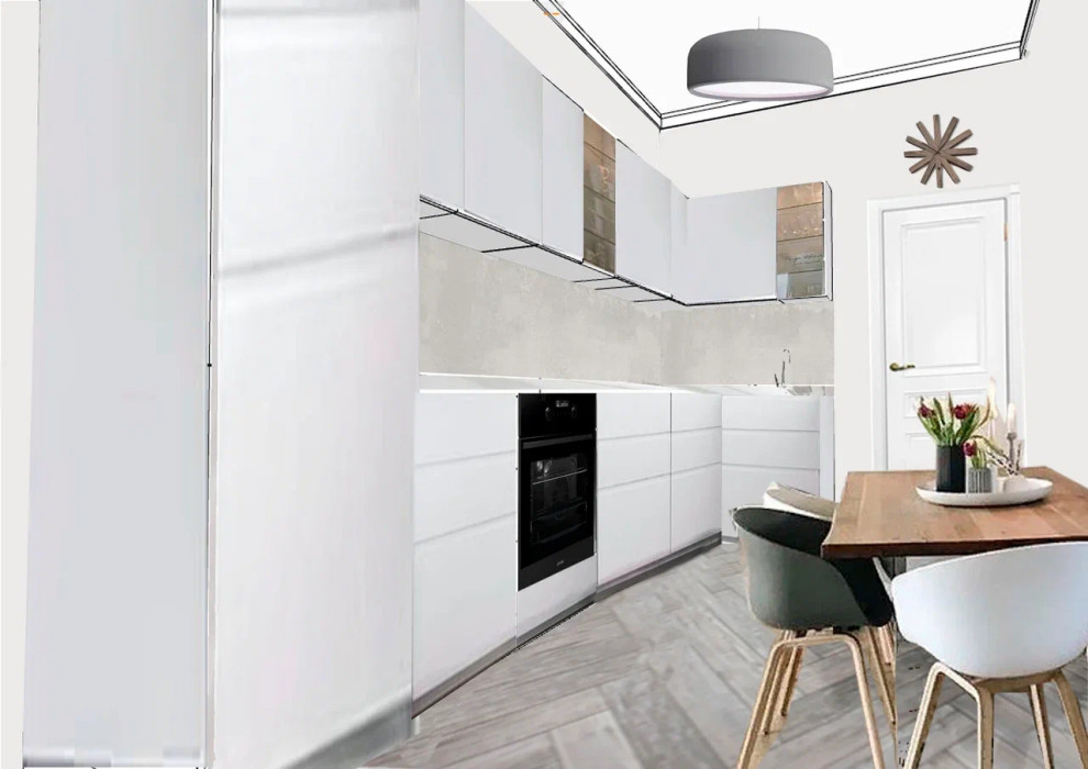 Кухня на коллаже