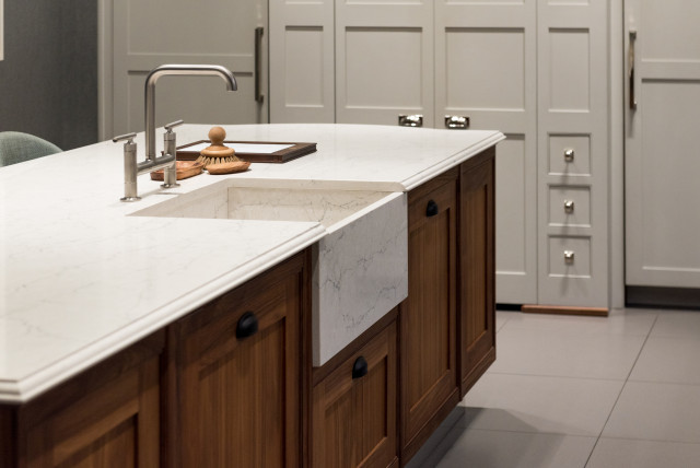 Quartz Custom Sink trendy-koekken