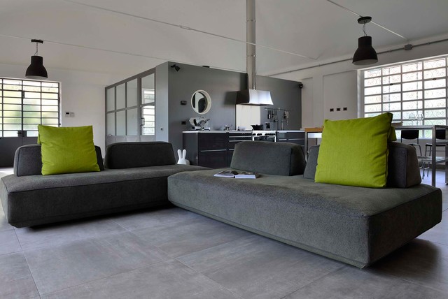 Loft contemporary-arbetsrum