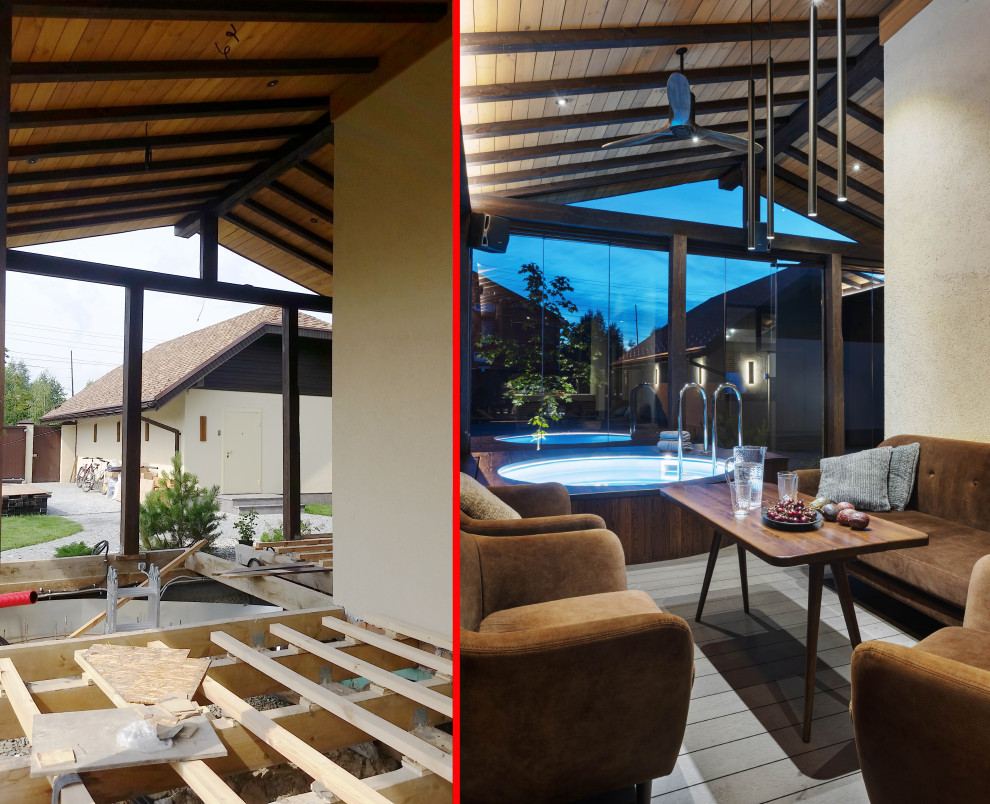 Остекленная терраса ЕЩЕ НЕМНОГО ЛЕТА