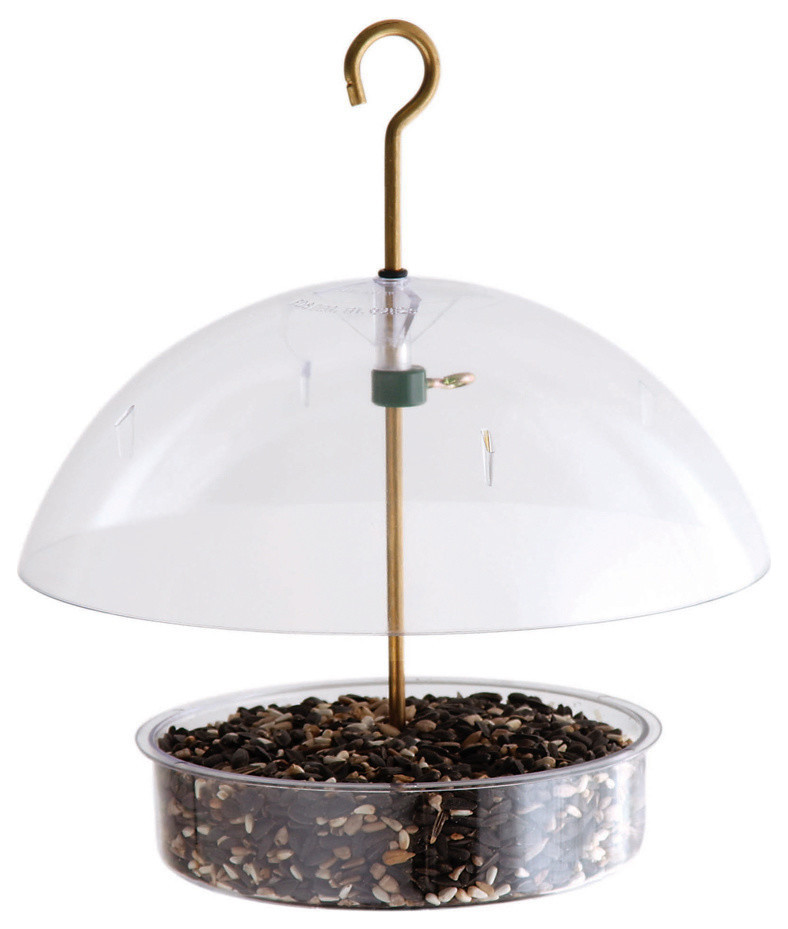 Droll Yankees Seed Saver Domed Feeder Contemporary Bird