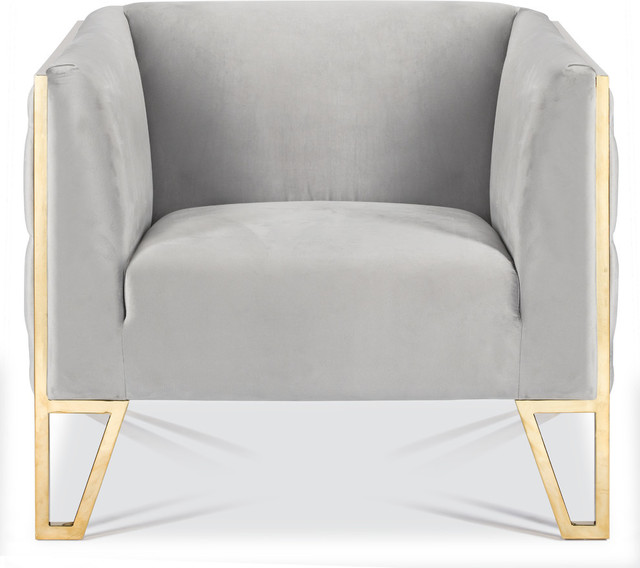 Kara Tufted Accent Chair - Contemporary - Armchairs And ...