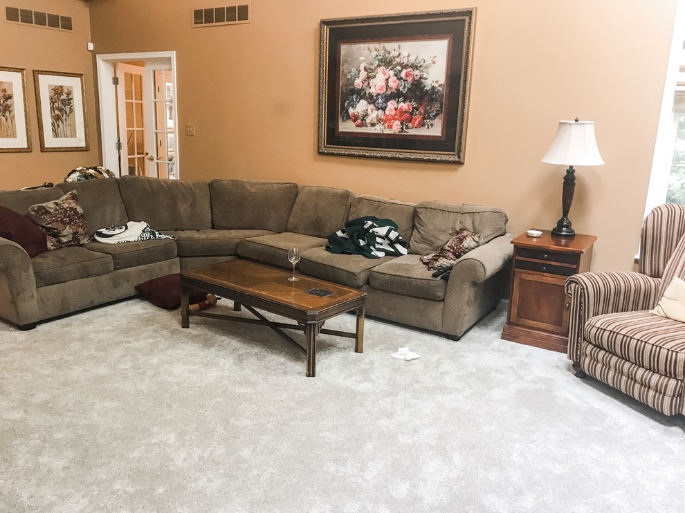 Family Room Refresh Before