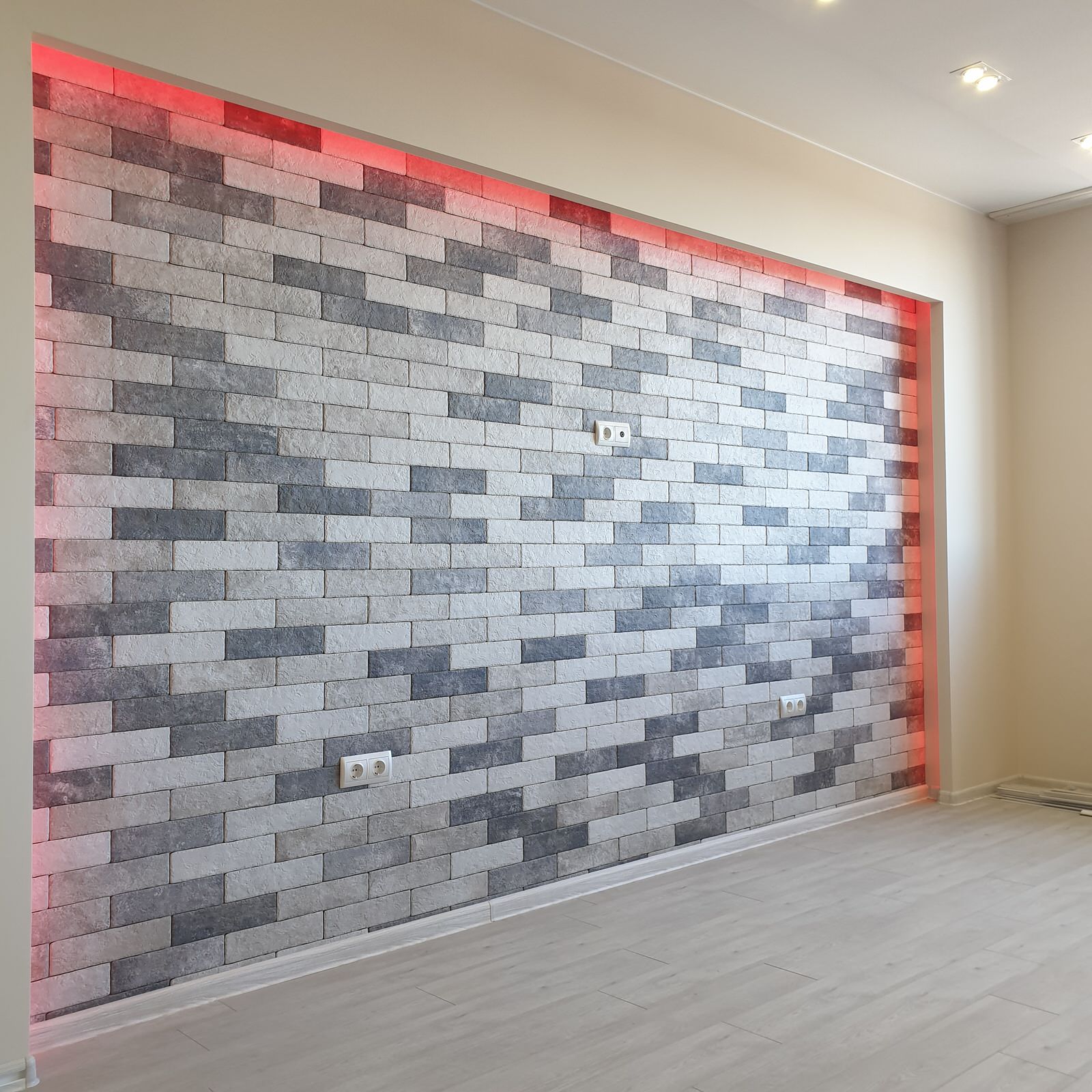 Тумба под ТВ со встроенным камином