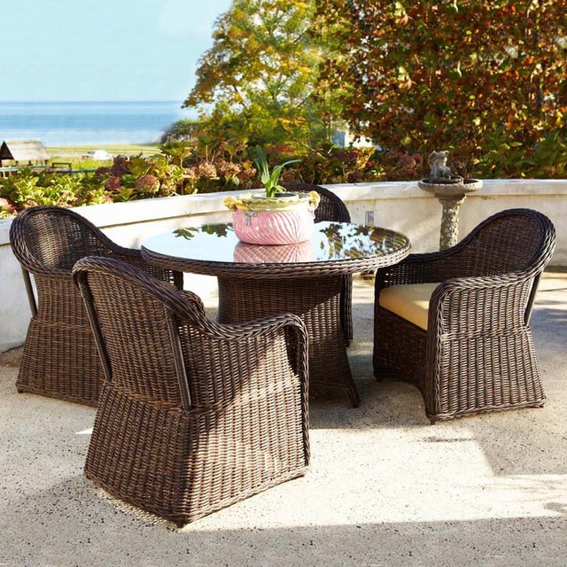 Anacara Mariner All Weather Wicker Patio Dining Set An185 Anacara Mariner All Weather Wicker Patio Dining Set An185 Contemporary Furniture And Outdoor By Hayneedle