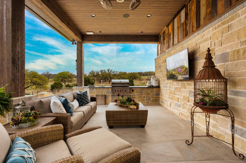 Cordillera Modern Farmhouse - Farmhouse - Porch - Austin - by A-Design ...