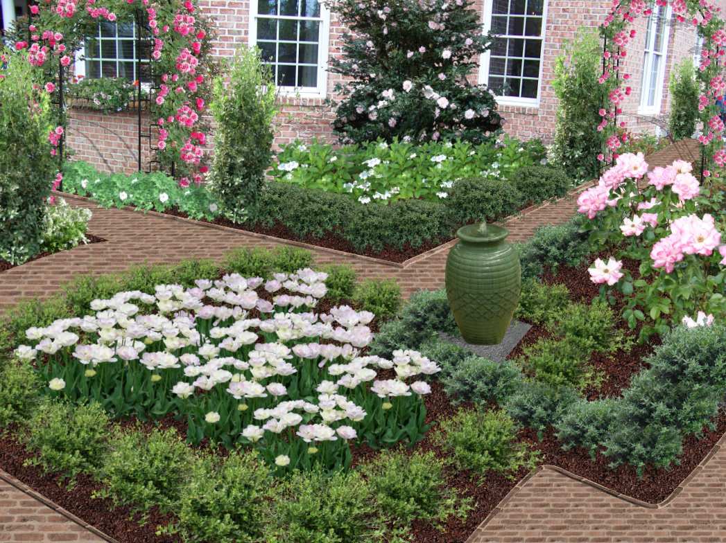 Colonial & Formal Style Gardens