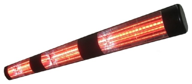 240v Wall Mount Patio Heater By Sunheat 4500w Black Contemporary 240v Wall Mount Patio Heater By Sunheat 4500w Black