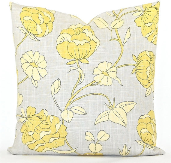 Lotus Blossom Gray Both Sides Decorator Pillow Cover By Studio Pillow