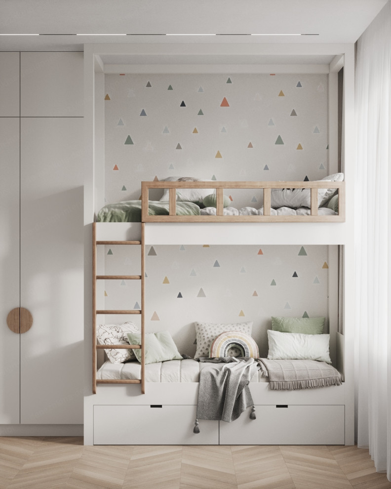 Дизайн проект 3 комнатной квартиры — ЖК Скандинавия