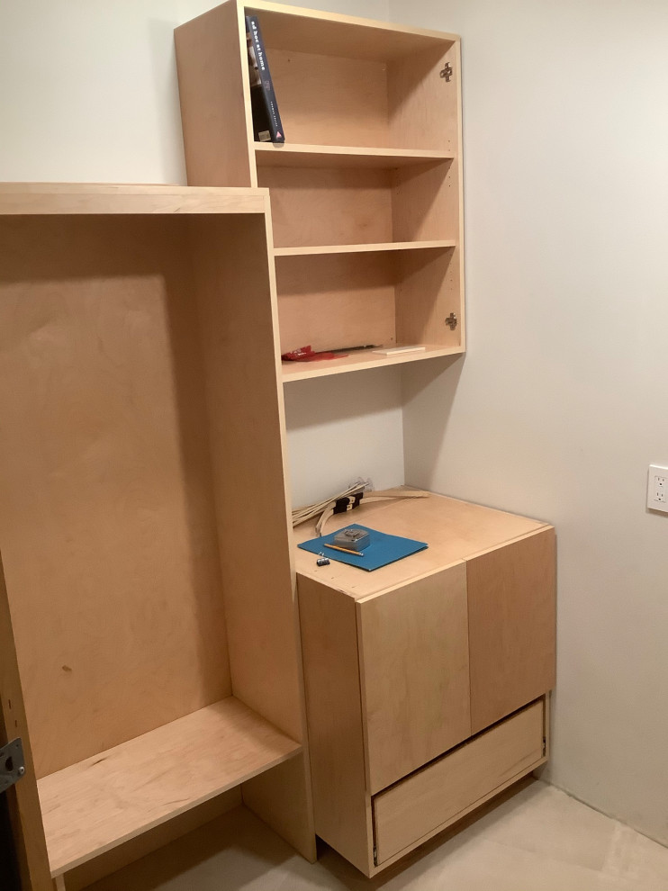 Mud Room Custom Built in Cabinets and Shelving