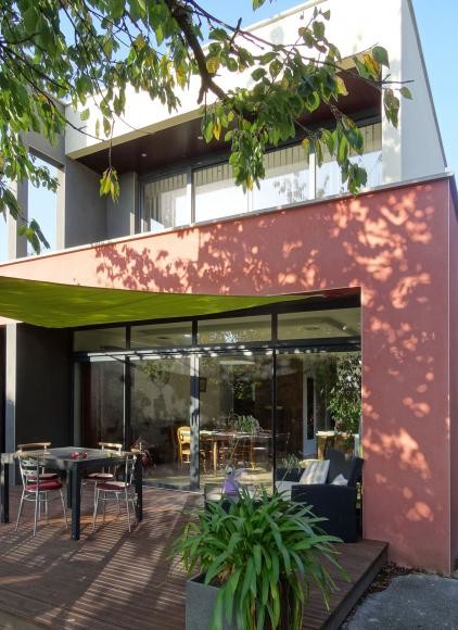 Extension d'une Maison de Ma&icirc;tre contemporary-deck
