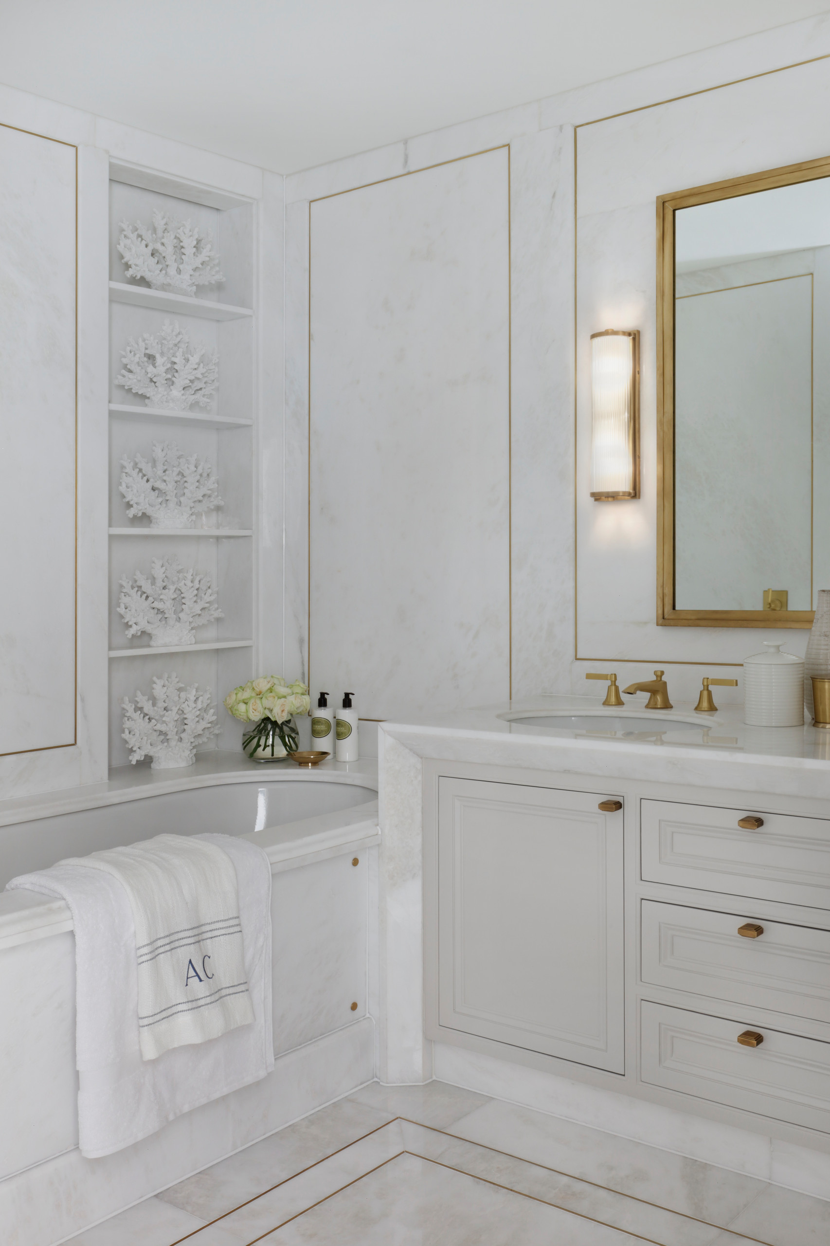 Coral And Gray Bathroom Ideas Houzz