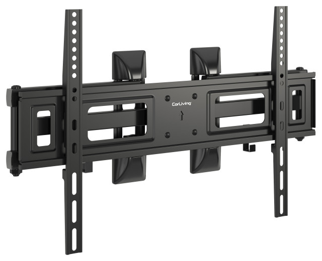 Black HeavyDuty Metal Corner TV Wall Mount for TV's up to 60" Contemporary Entertainment