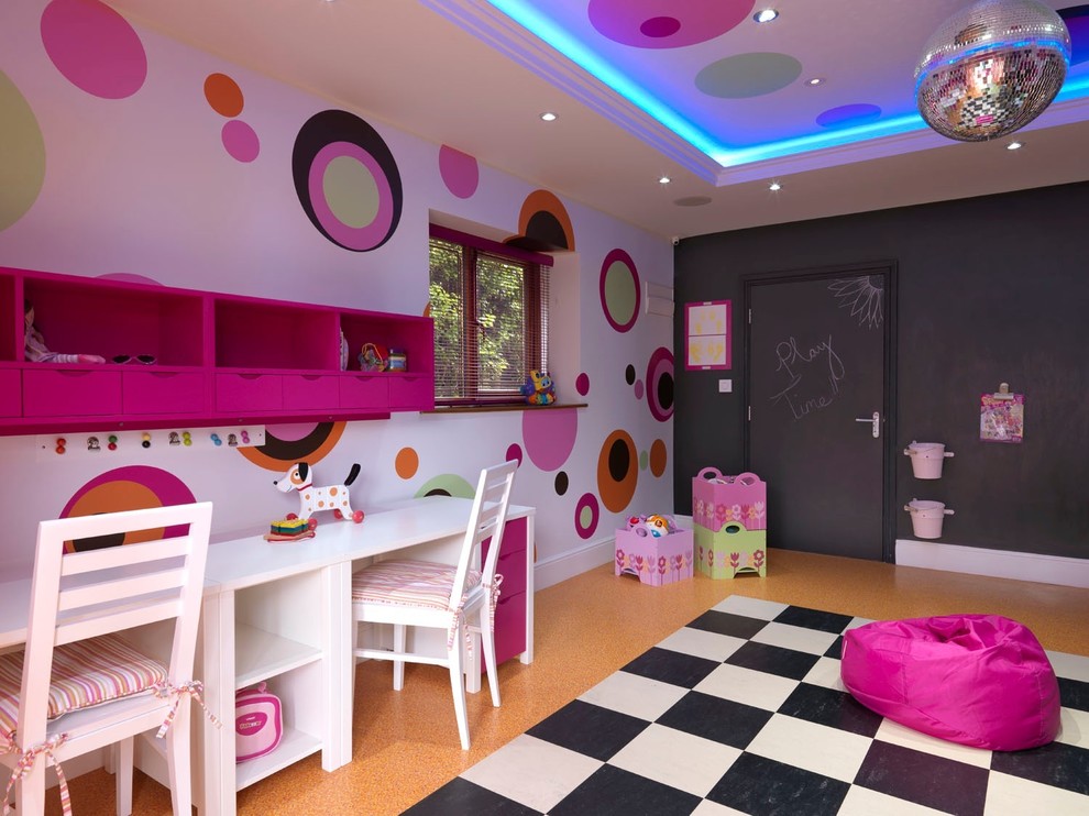 Contemporary kids' room in Manchester.