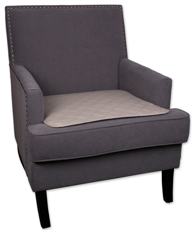 DII Absobent Washable Incontinence Chair Seat Protector Pad Beige