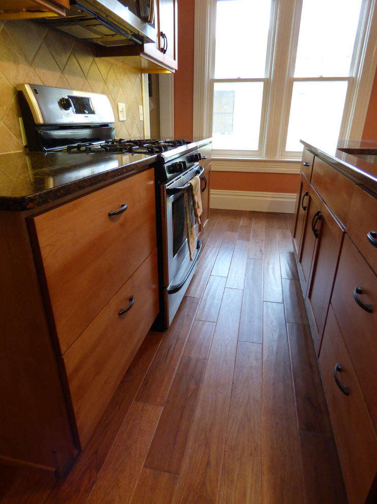 Transitional kitchen photo in Cedar Rapids