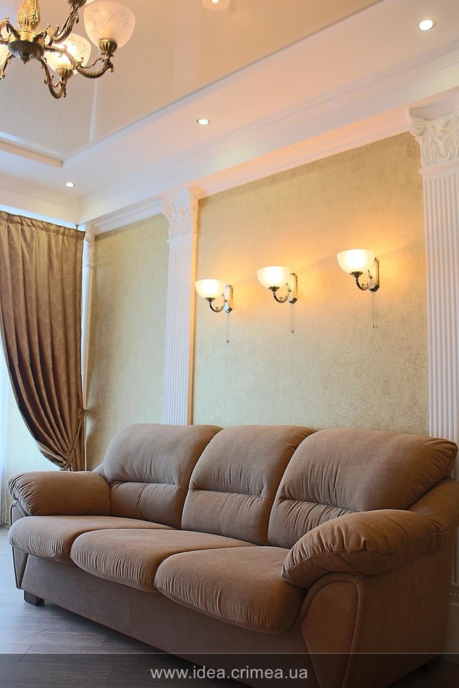 Antique atmosphere in modern apartment