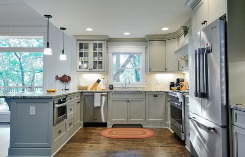White Tulum Granite Countertops Outdoor Kitchen Fireplace Surround Versatile Stone Black Specs