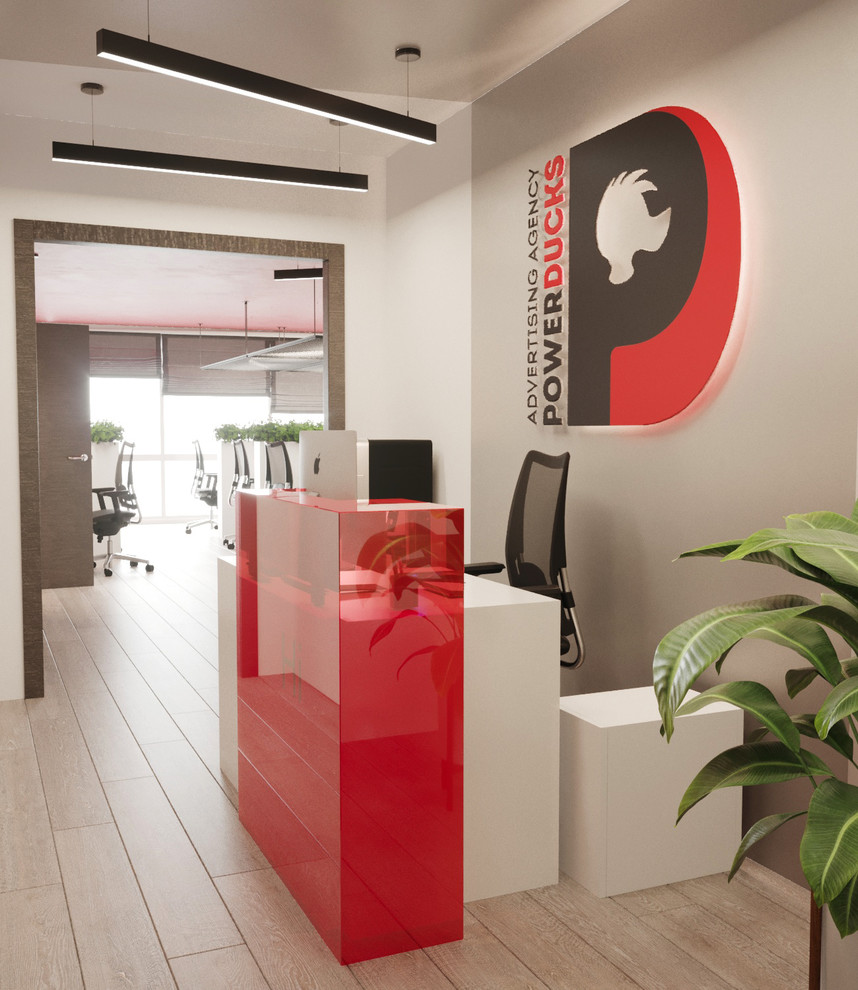 Дизайн офиса для рекламного агенства в Москве