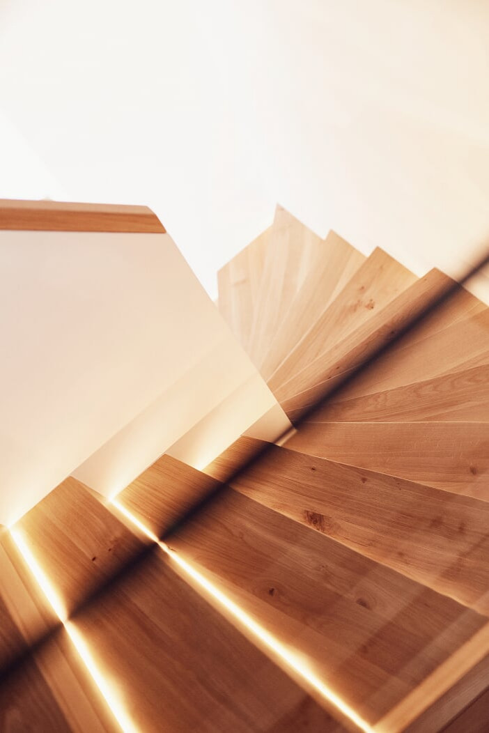 Лестница из натурального дуба