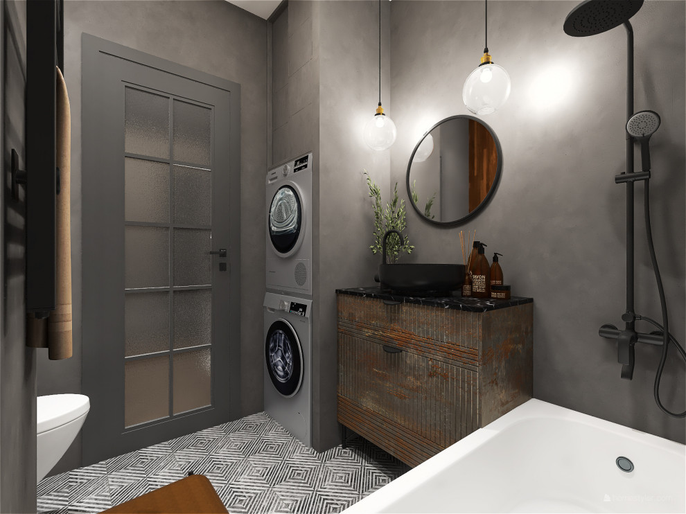 Квартира в индустриальном стиле