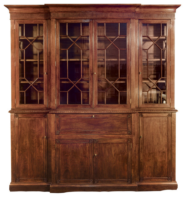 English Style Breakfront Traditional China And