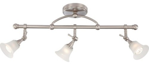 Nuvo 3 Light Surrey Collection Fixed Track Bar Lighting Fixture Nuvo 3 Light Surrey Collection Fixed Track Bar Lighting Fixture