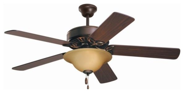 Emerson Fans Pro Series Oil Rubbed Bronze Three-Light 50'' Wide Ceiling Fan with