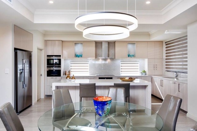 PENDANT LIGHTS contemporary-dining-room