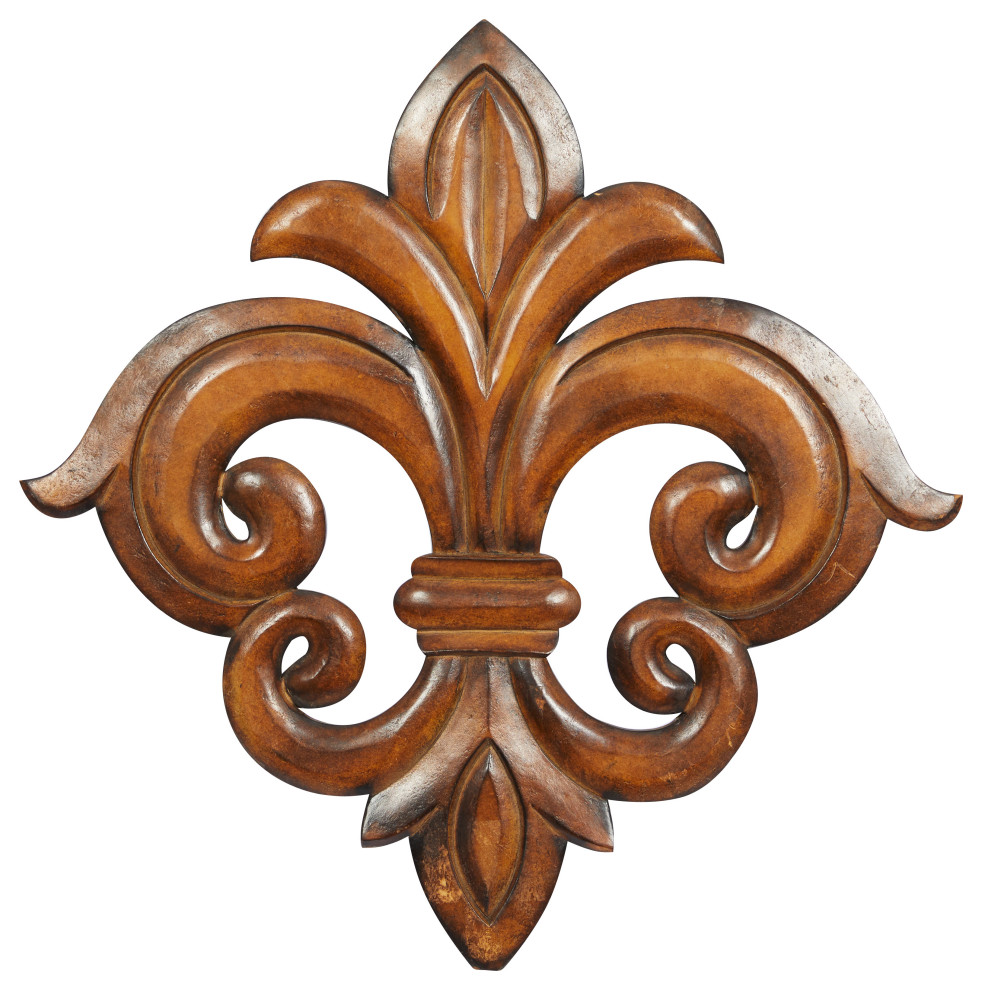 Traditional Brown Wood Wall Decor 14304 Mediterranean Wall Accents by Brimfield & May Houzz