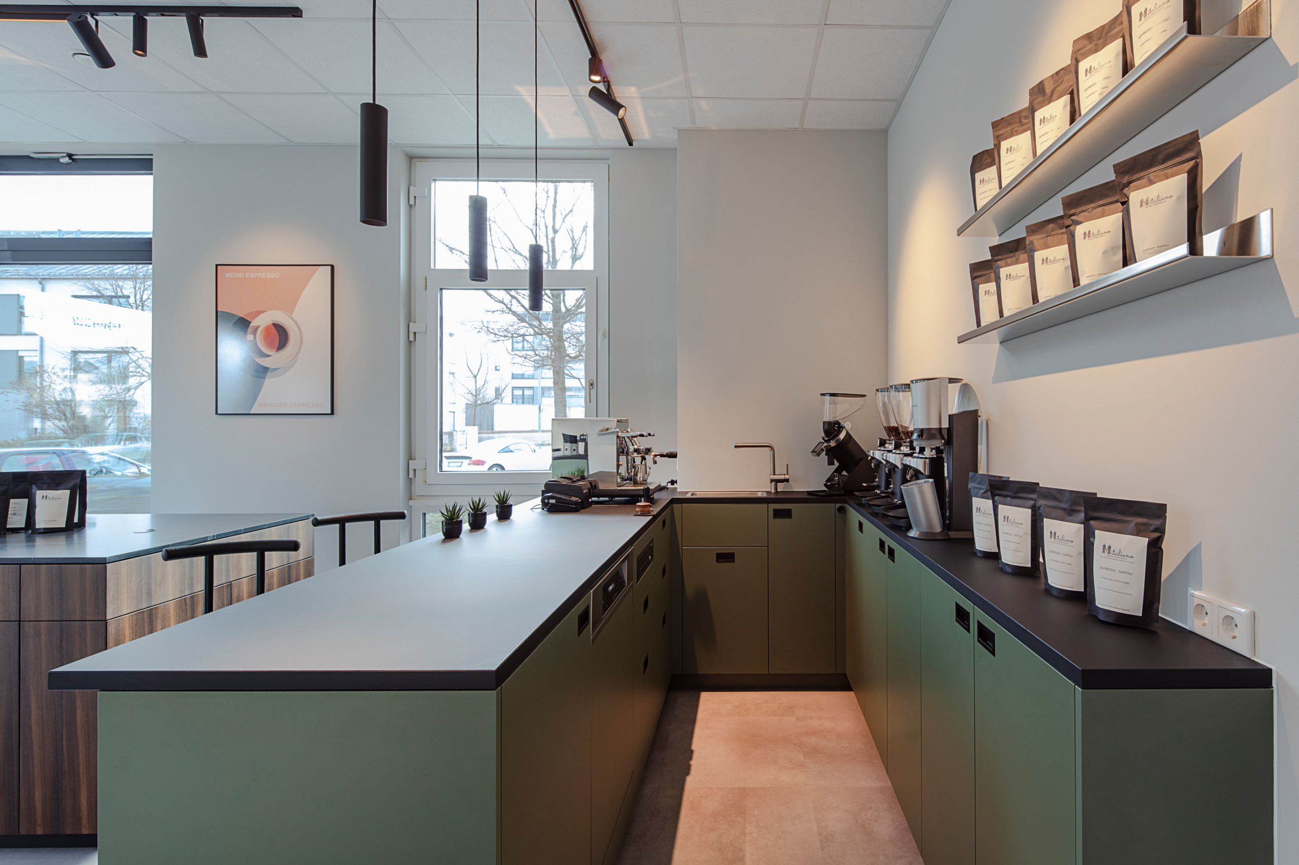 Showroom für Espressomaschinen & Barista in München